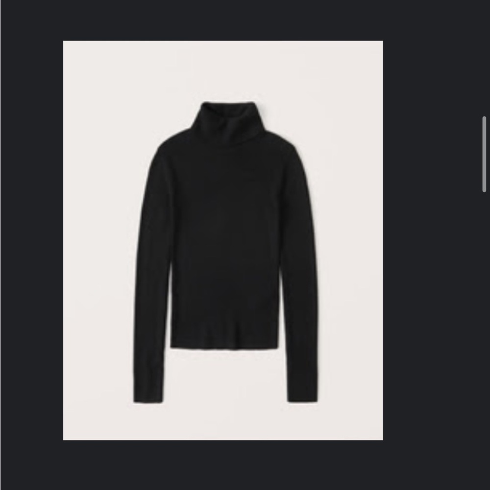 Abercrombie Black Turtle Neck Sweater